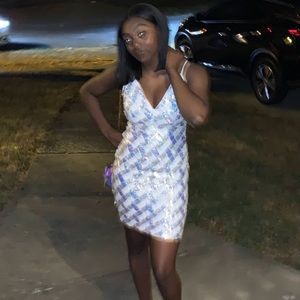 Sequin homecoming dress